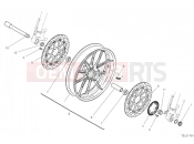 DUCATI Scrambler Full Throttle FRONT FORK [MOD:SCR800FT;XST:EUR,ROK,TWN]