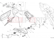 DUCATI 2021 Monster 821 Stealth PLATE HOLDER [MOD:M821STEA;XST:JAP]