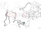 DUCATI 2021 Monster 821 Stealth HOT AIR PIPE CANISTER [MOD:M821STEA]