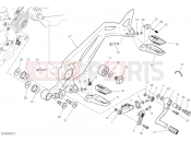 DUCATI Monster FOOTRESTS, LEFT [MOD:M937]