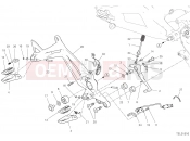 DUCATI Monster FOOTRESTS, RIGHT [MOD:M937]