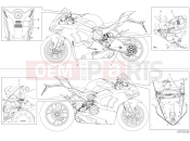 DUCATI Panigale V4 S POSITIONING PLATES [MOD:PANV4 S;XST:JAP]