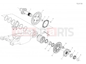 DUCATI Panigale V4 REAR WHEEL SPINDLE [MOD:PANV4]