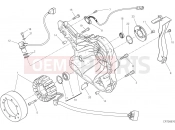DUCATI 2021 XDiavel Dark GENERATOR COVER [MOD:XDVLDARK]