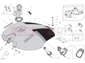 DUCATI 2021 XDiavel Black Star FUEL TANK [MOD:XDVLTOP]