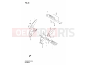 SUZUKI GS500 K5 (2005) FOOTREST