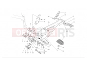 DUCATI Hypermotard 1100 L.h. footrests