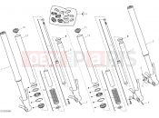 DUCATI 2020 Hypermotard 950 Front Fork