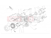 DUCATI Streetfighter 848 Water pump-altr-side