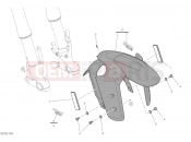 Front Mudguard GREY Model - Ducati Multistrada V4 S 2021