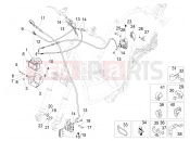 Brakes pipes - Calipers (ABS) - Piaggio BV 350 IE ABS (USA / CA) 2021