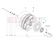 Front wheel - Piaggio BV 350 IE ABS (USA / CA) 2021