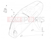 PIAGGIO BV 350 IE ABS (USA / CA) Saddle/seats
