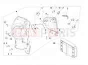 PIAGGIO Liberty 125 Poste Front glove-box - Knee-guard panel