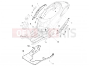 PIAGGIO Liberty 125 Poste Side cover - Spoiler
