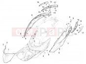 PIAGGIO Liberty 150 Side cover - Spoiler
