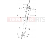 PIAGGIO Liberty 50 Corporate Fork's components (Wuxi Top)