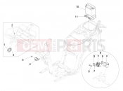 PIAGGIO Liberty 50 Corporate Remote control switches - Battery - Horn