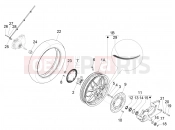 PIAGGIO Medley 150 ie ABS Rear wheel