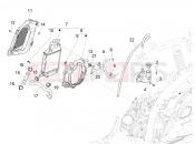 PIAGGIO Medley 150 ie ABS (RP8MB0200) Cooling system
