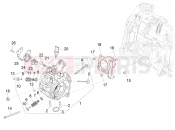 PIAGGIO Medley 150 ie ABS (RP8MB0200) Cylinder head unit - Valve