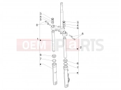 PIAGGIO Medley 150 ie ABS (RP8MB0200) Fork's components (Showa)
