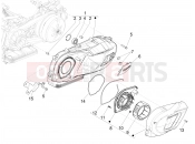 Crankcase cover - Crankcase cooling - Piaggio Medley 150 ie ABS (E4) (RP8MB0200) 2021