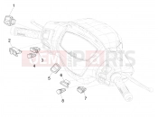 Selectors - Switches - Buttons - Piaggio Medley 150 ie ABS (E4) (RP8MB0200) 2021
