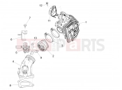 PIAGGIO MP3 500 MAXI Sport ABS Throttle body - Injector - Induction joint