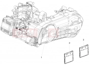 PIAGGIO MP3 500 Sport Advanced Engine, assembly