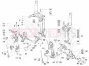 PIAGGIO MP3 500 Sport Advanced Fork's components (Mingxing)