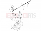 PIAGGIO MP3 500 Sport Advanced Fuel tank