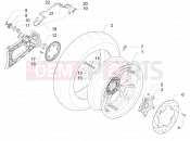 PIAGGIO MP3 500 Sport Advanced Rear wheel