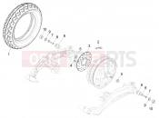 PIAGGIO Piaggio 1 Moped Rear wheel
