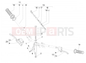 Handlebars - Master cil. - Piaggio Zip 100 4T (APAC) 2013