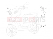 Remote control switches - Battery - Horn - Piaggio Zip 100 4T (APAC) 2013