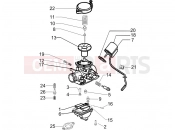Carburetor's components - Piaggio Zip 100 4T (APAC) 2014