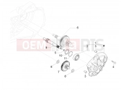 Reduction unit - Piaggio Zip 100 4T (APAC) 2014