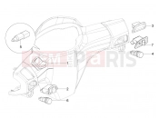 Selectors - Switches - Buttons - Piaggio Zip 100 4T (APAC) 2014