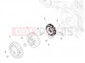 Flywheel magneto - Piaggio Zip 50 4T 25 Km/h 2019