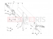 Handlebars - Master cil. - Piaggio Zip 50 4T 25 Km/h 2019