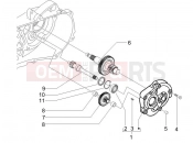 Reduction unit - Piaggio Zip 50 4T 25 Km/h 2019