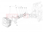 PIAGGIO Zip 50 4T 25 Km/h Cylinder-piston-wrist pin unit