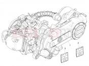PIAGGIO Zip 50 4T 25 Km/h Engine, assembly