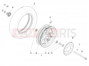 PIAGGIO Zip 50 4T 25 Km/h Front wheel