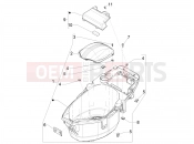 PIAGGIO Zip 50 4T 25 Km/h Helmet huosing - Undersaddle