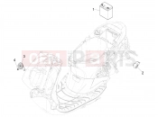 PIAGGIO Zip 50 4T 25 Km/h Remote control switches - Battery - Horn