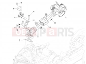 PIAGGIO Zip 50 4T 25 Km/h Throttle body - Injector - Induction joint