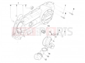 PIAGGIO Zip 50 4T Crankcase cover - Crankcase cooling