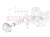 PIAGGIO Zip 50 4T Cylinder-piston-wrist pin unit